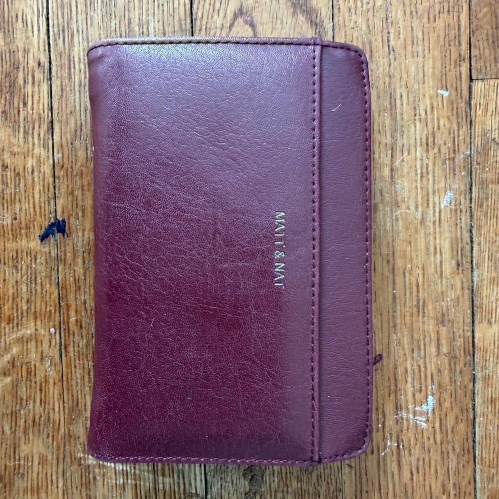 Matt & Nat Deep Red Wallet